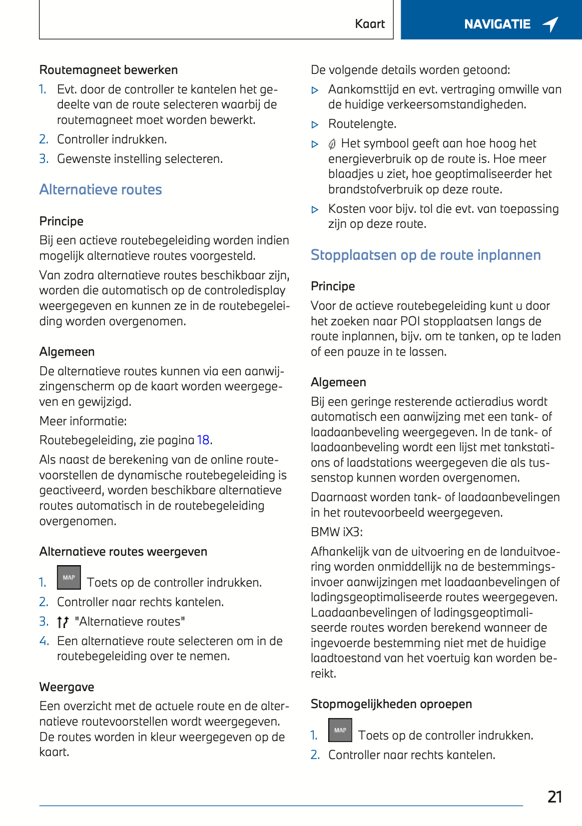 2022 BMW Navigation, Entertainment, Communication Manual | Dutch