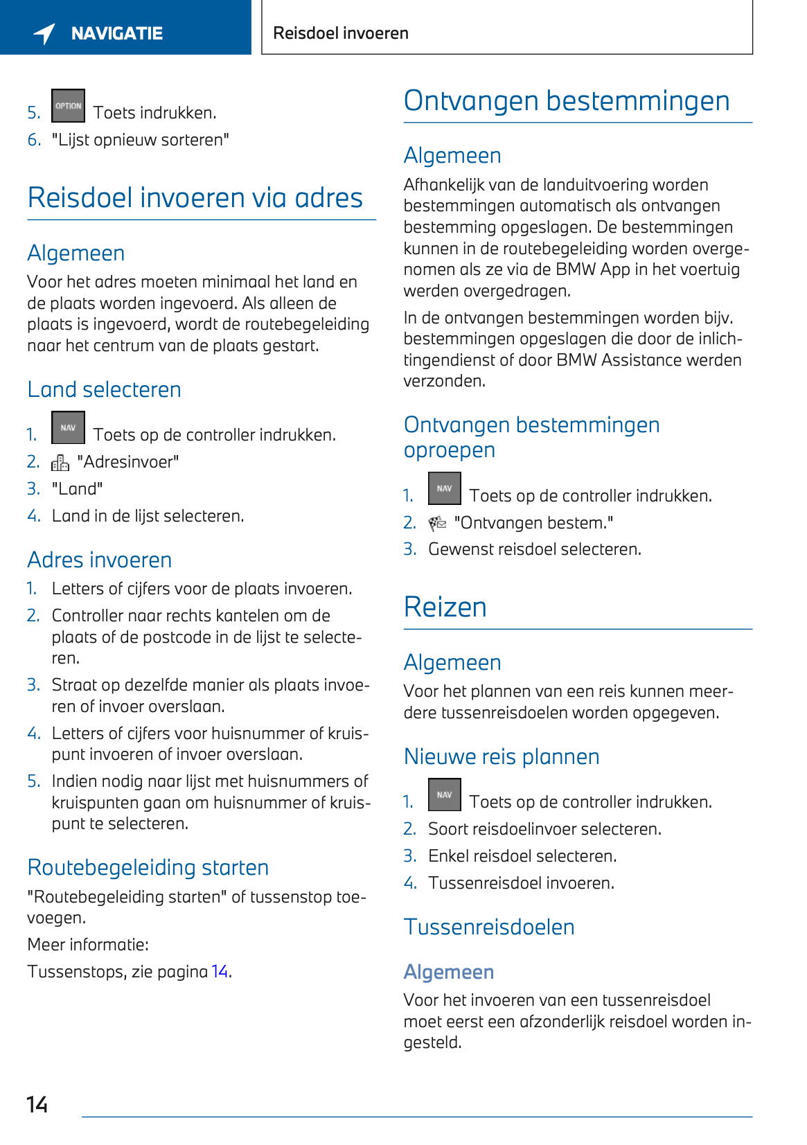 2023 BMW 1 Series Infotainment Manual | Dutch