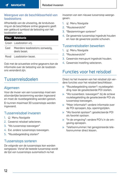 2023-2024 BMW X1 Plug-in-Hybrid Infotainment Manual | Dutch