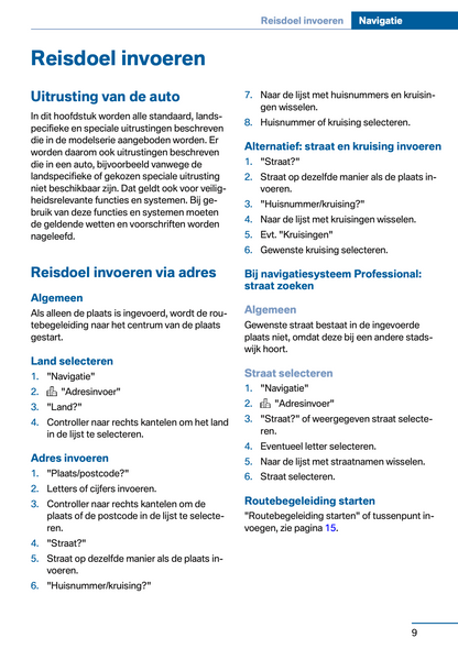 2017-2018 BMW X5 Plug-in-Hybrid Infotainment Manual | Dutch