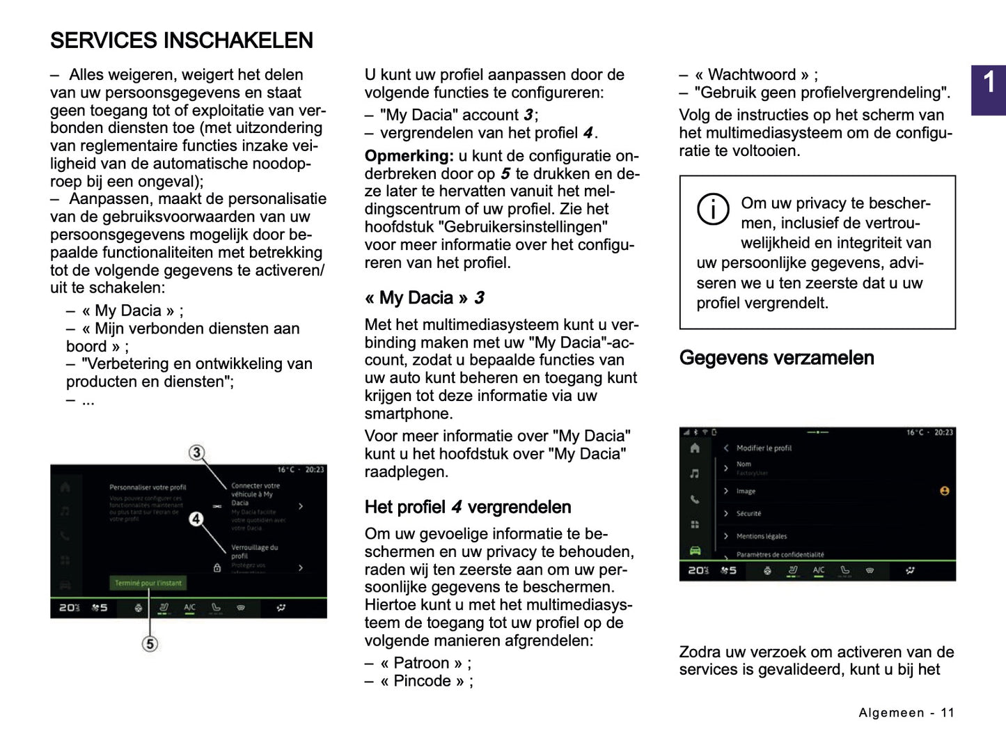 2024-2025 Dacia Media Nav Live Infotainment Manual | Dutch
