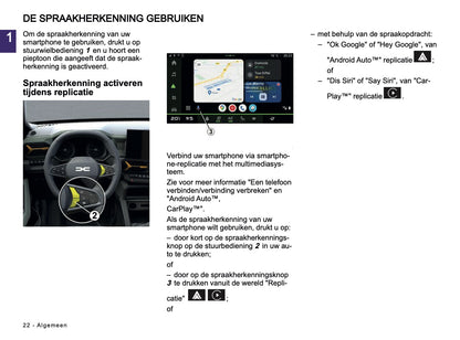 2024-2025 Dacia Media Nav Live Infotainment Manual | Dutch