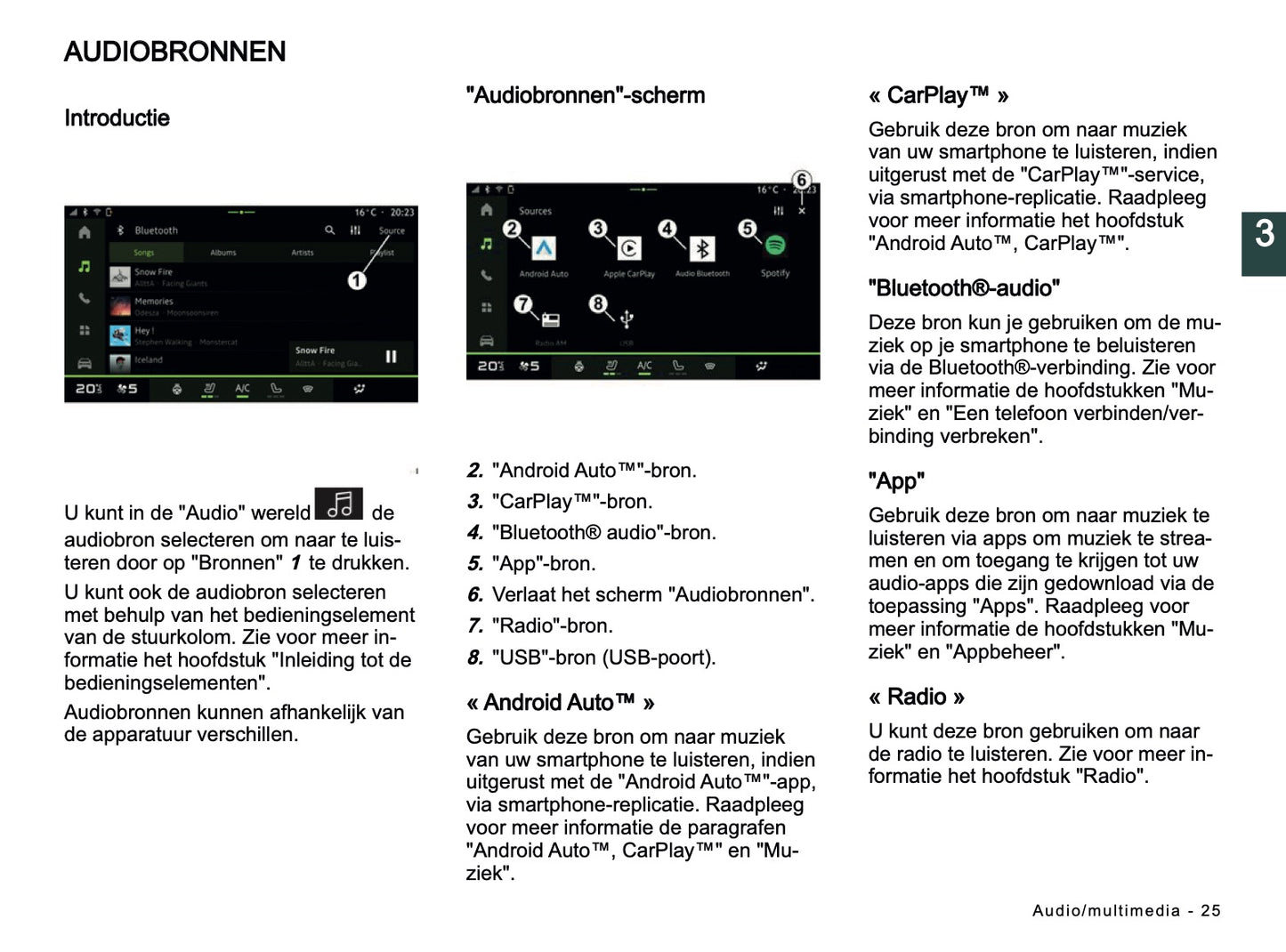 2024-2025 Dacia Media Nav Live Infotainment Manual | Dutch