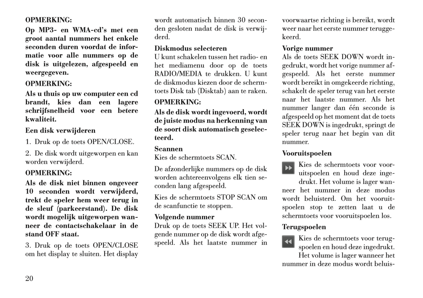 2012-2015 Lancia Flavia Navigation Manual | Dutch