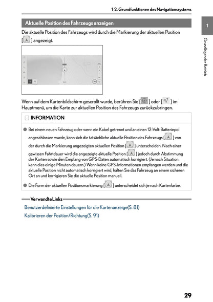 2025-2026 Lexus LBX Navigation Manual | German