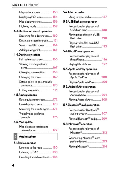 2025-2026 Lexus LBX Navigation Manual | English