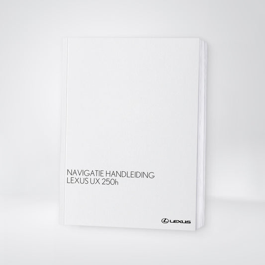 2019-2021 Lexus UX 250h Navigation Manual | Dutch