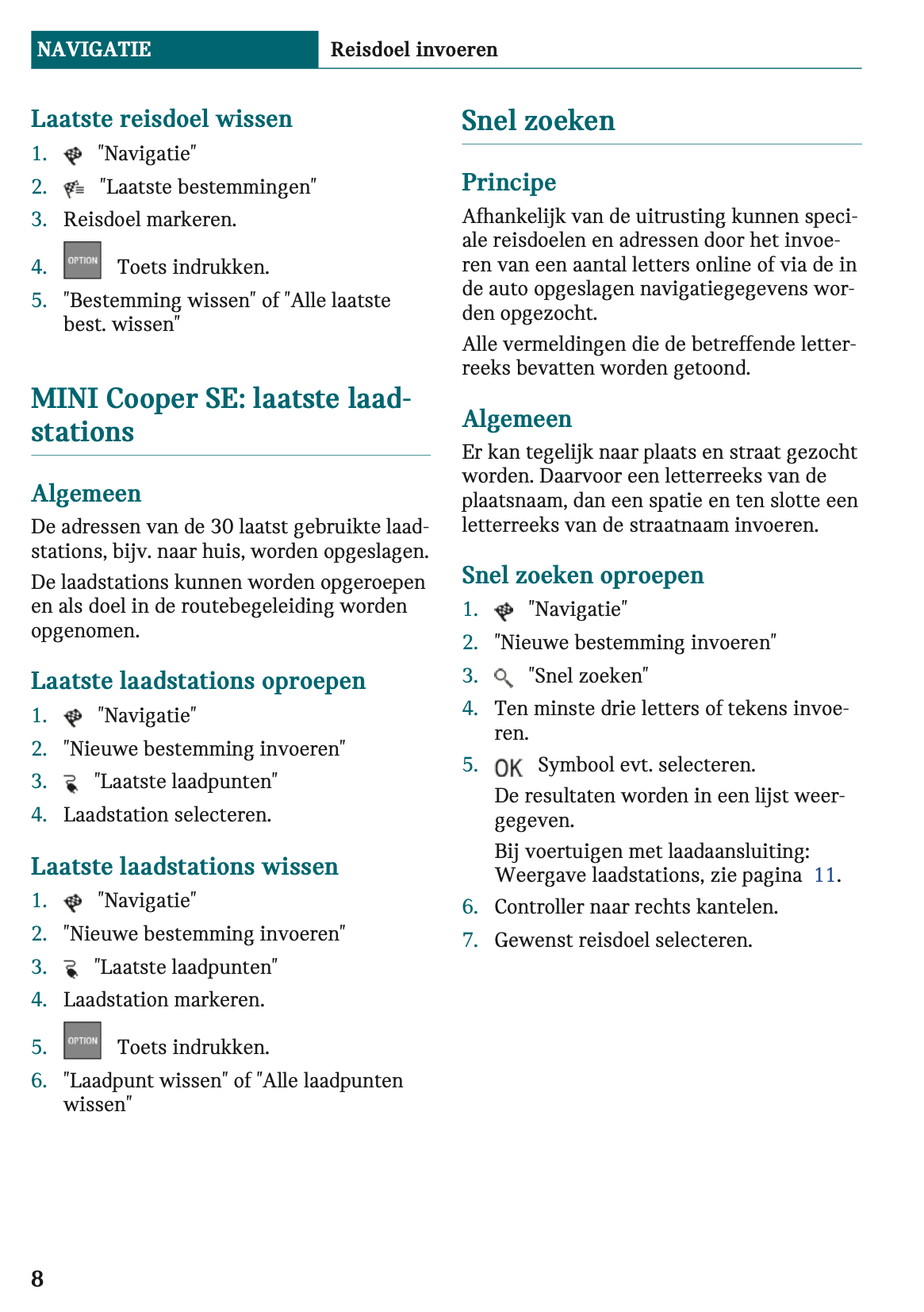 2021-2022 Mini Cabrio Infotainment Manual | Dutch