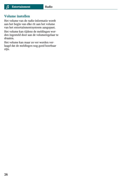 2025-2026 Mini Cooper Infotainment Manual | Dutch