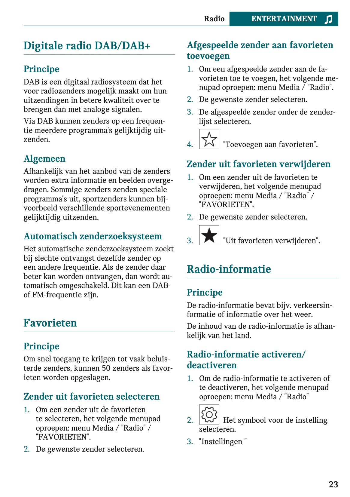 2024 Mini Countryman Electric Infotainment Manual | Dutch