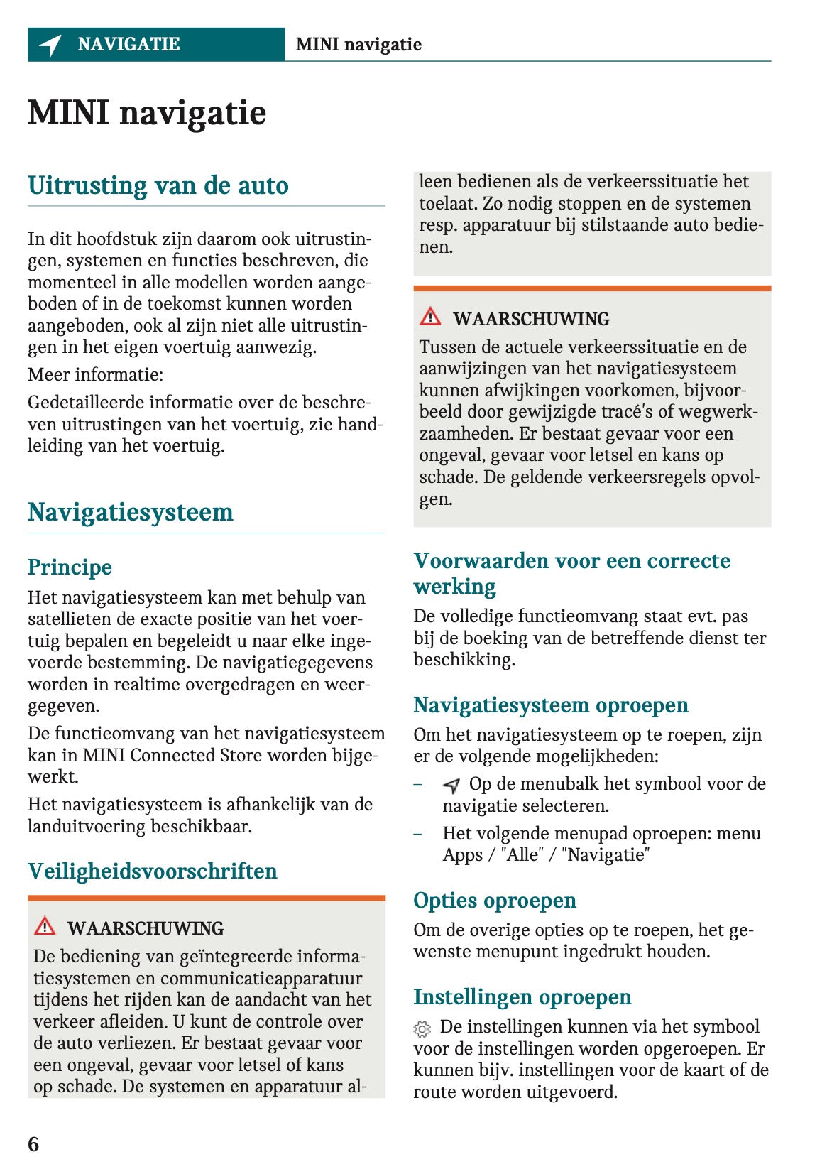 2024 Mini Countryman Electric Infotainment Manual | Dutch