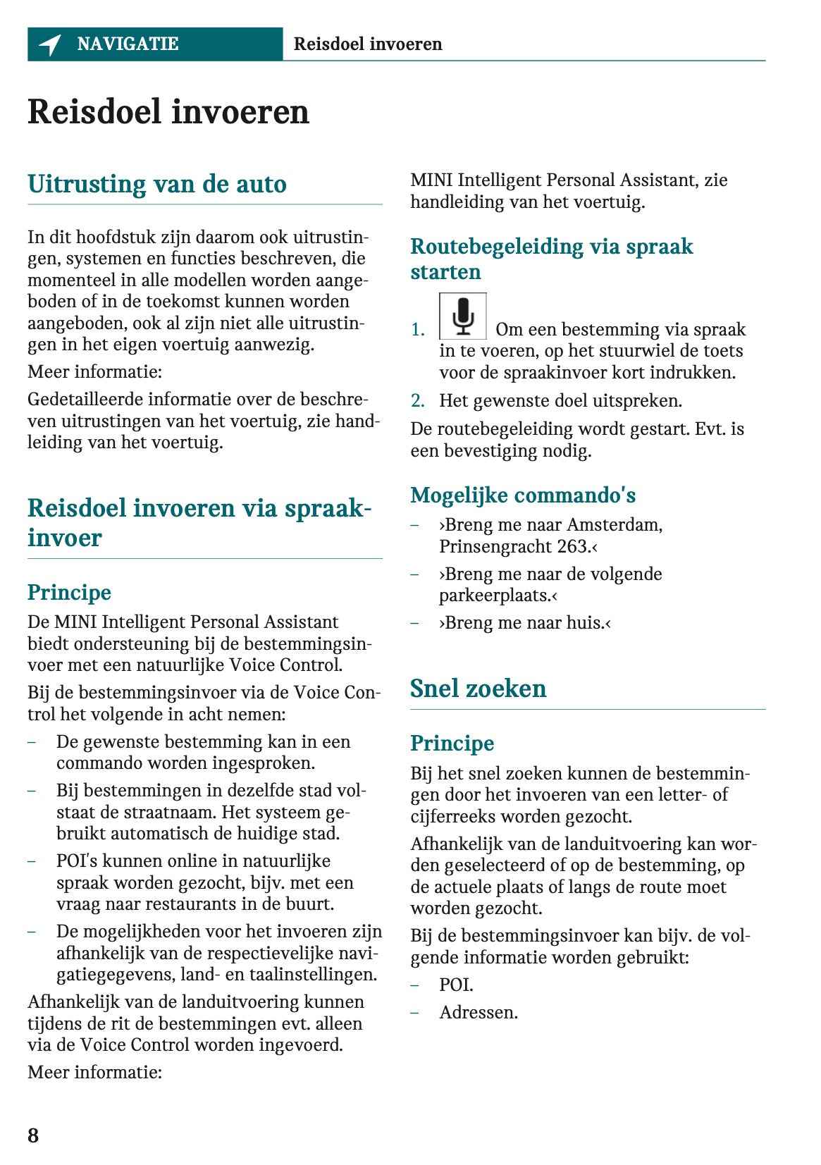 2024 Mini Countryman Electric Infotainment Manual | Dutch