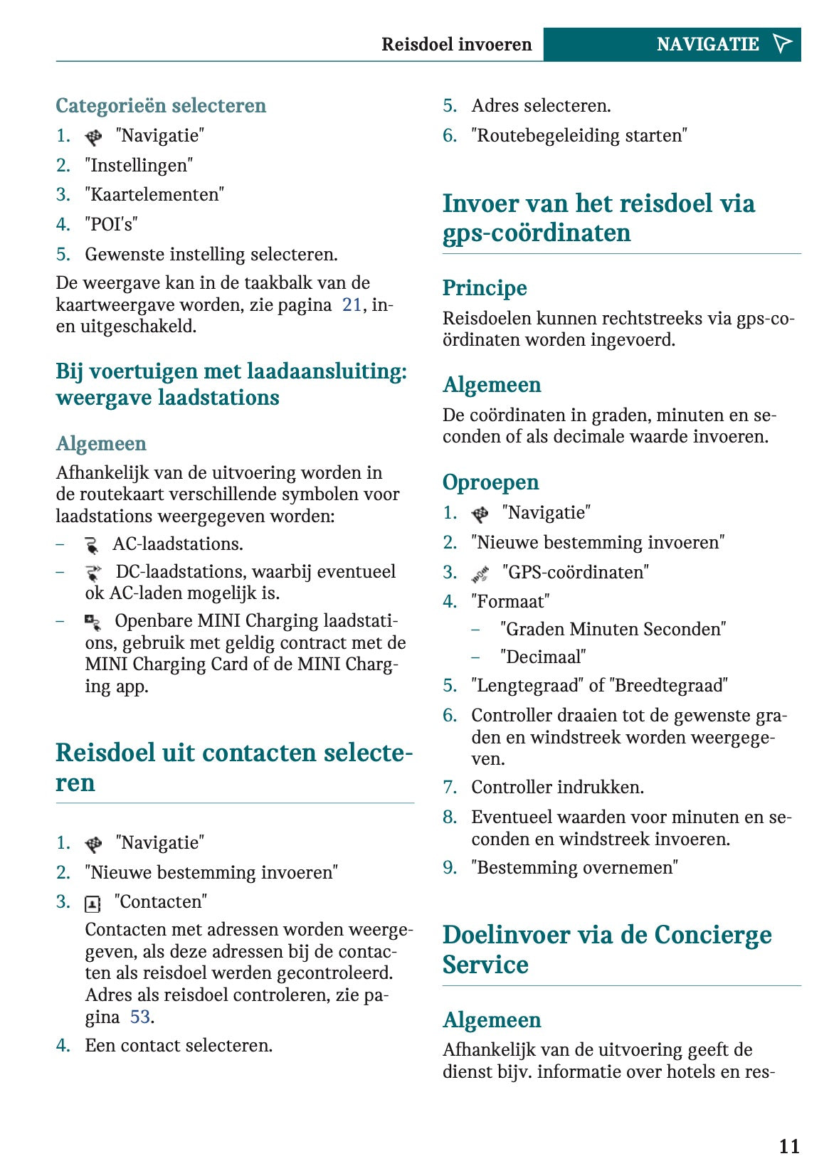 2023 Mini Mini Infotainment Manual | Dutch