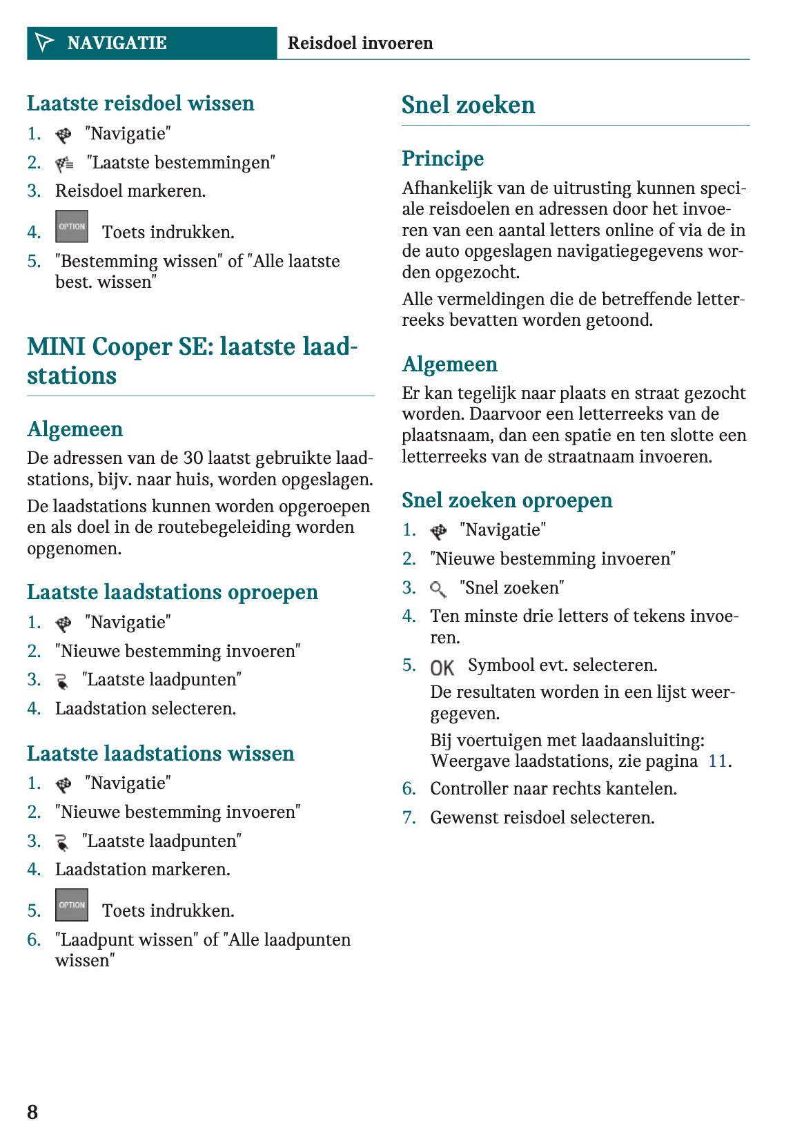 2023 Mini Mini Infotainment Manual | Dutch