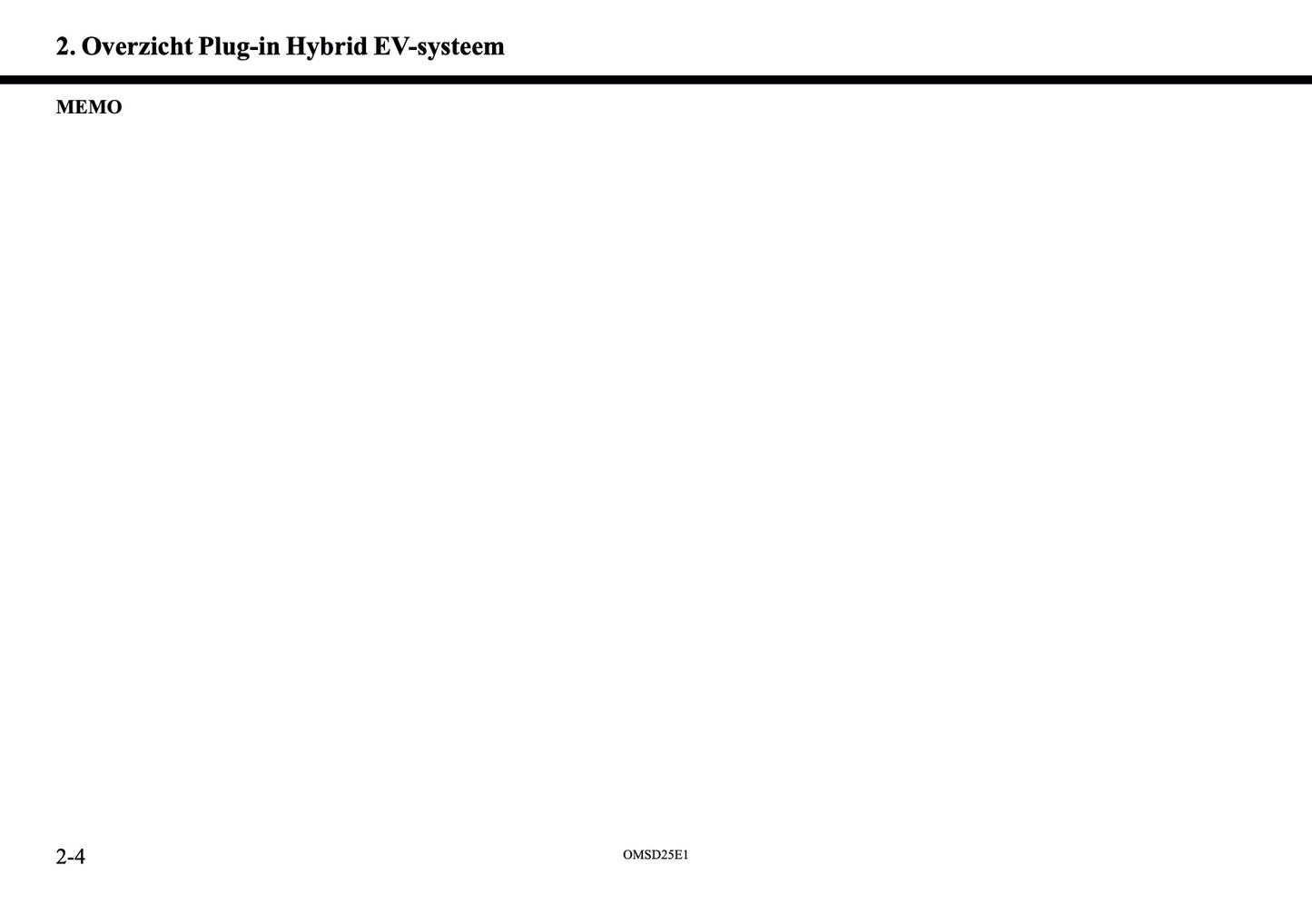 2025 Mitsubishi Outlander PHEV Smartphone Link Display Audio Manual | Dutch