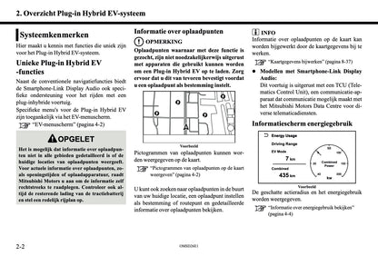 2026 Mitsubishi Outlander PHEV Smartphone Link Display Audio Manual | Dutch