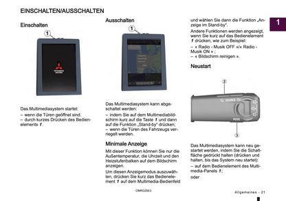 2025 Mitsubishi Smartphone Link Display Audio Manual | German