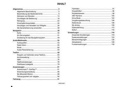 2026 Mitsubishi Smartphone Link Display Audio Manual | German