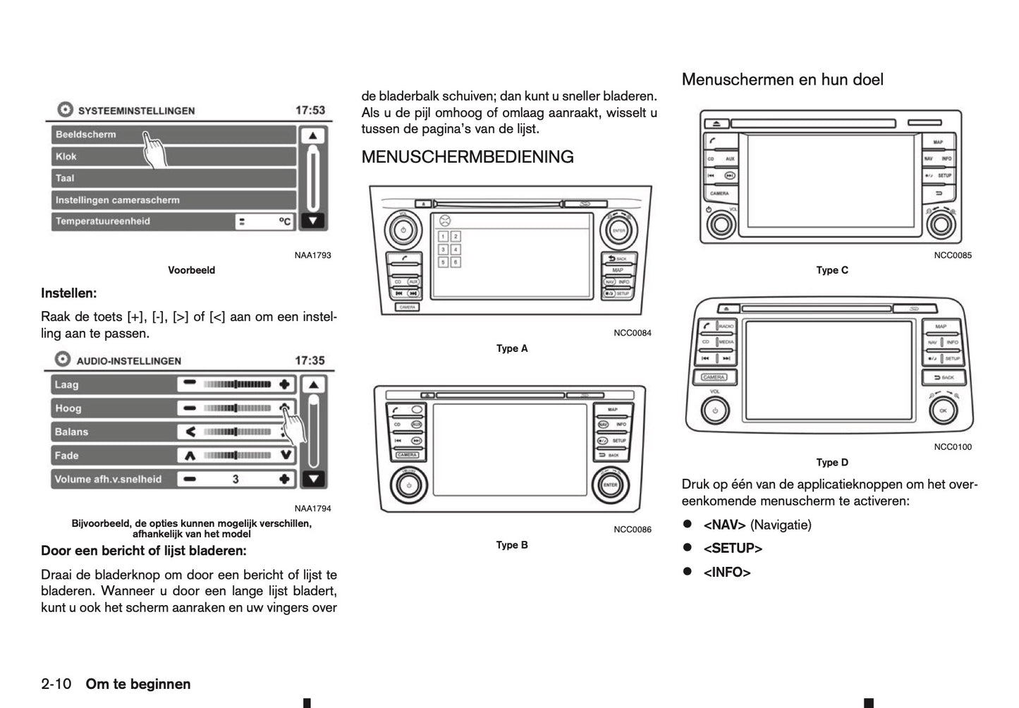 2016-2018 Nissan Connect Infotainment Manual | Dutch