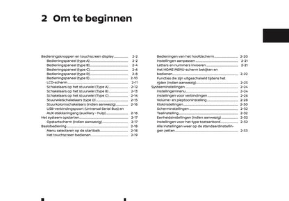 2018-2019 Nissan Connect Infotainment Manual | Dutch