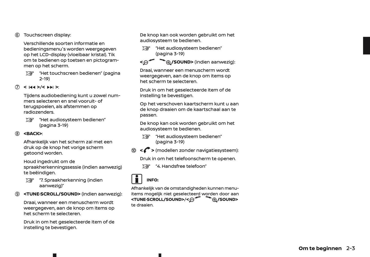 2018-2019 Nissan Connect Infotainment Manual | Dutch