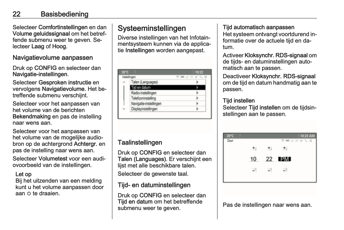 2016 Opel Cascada Infotainment Manual | Dutch