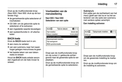 2012 Opel Meriva Infotainment Manual | Dutch