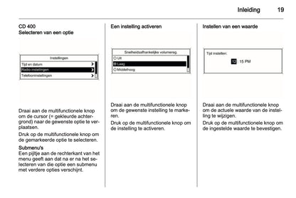 2012 Opel Meriva Infotainment Manual | Dutch