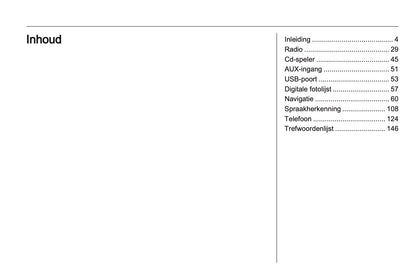 2012 Opel Meriva Infotainment Manual | Dutch