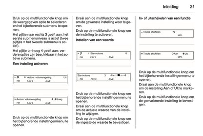 2012 Opel Meriva Infotainment Manual | Dutch