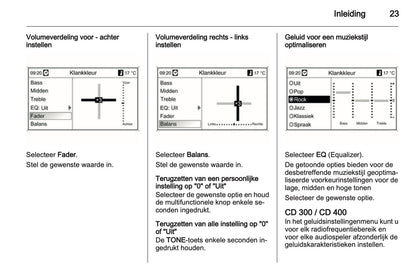 2012 Opel Meriva Infotainment Manual | Dutch