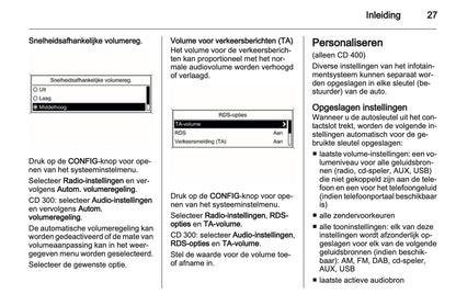 2012 Opel Meriva Infotainment Manual | Dutch