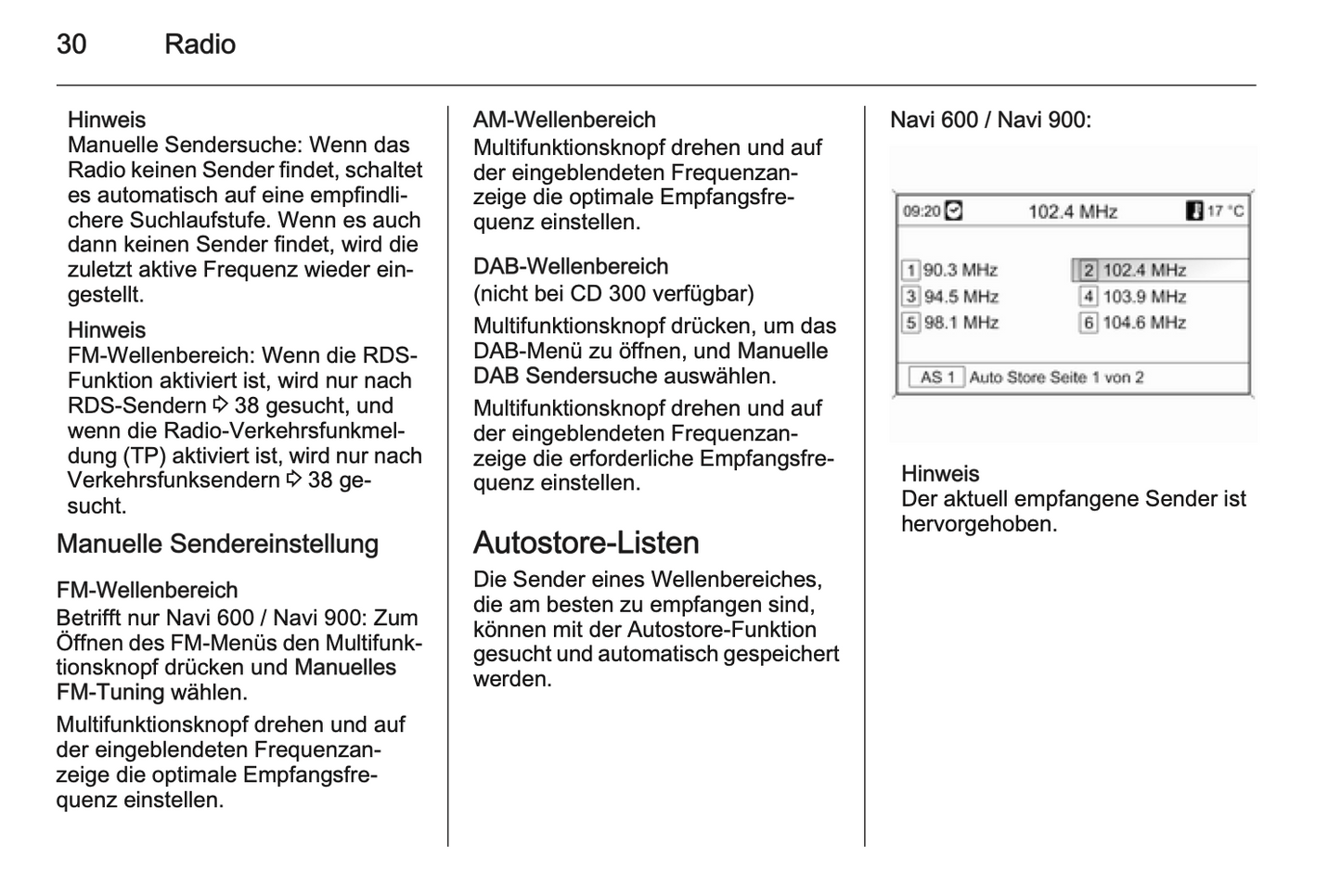 2012 Opel Zafira Tourer Infotainment Manual | German