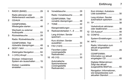 2012 Opel Zafira Tourer Infotainment Manual | German