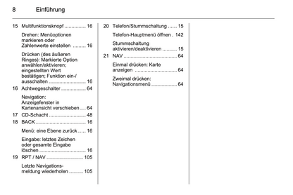 2012 Opel Zafira Tourer Infotainment Manual | German