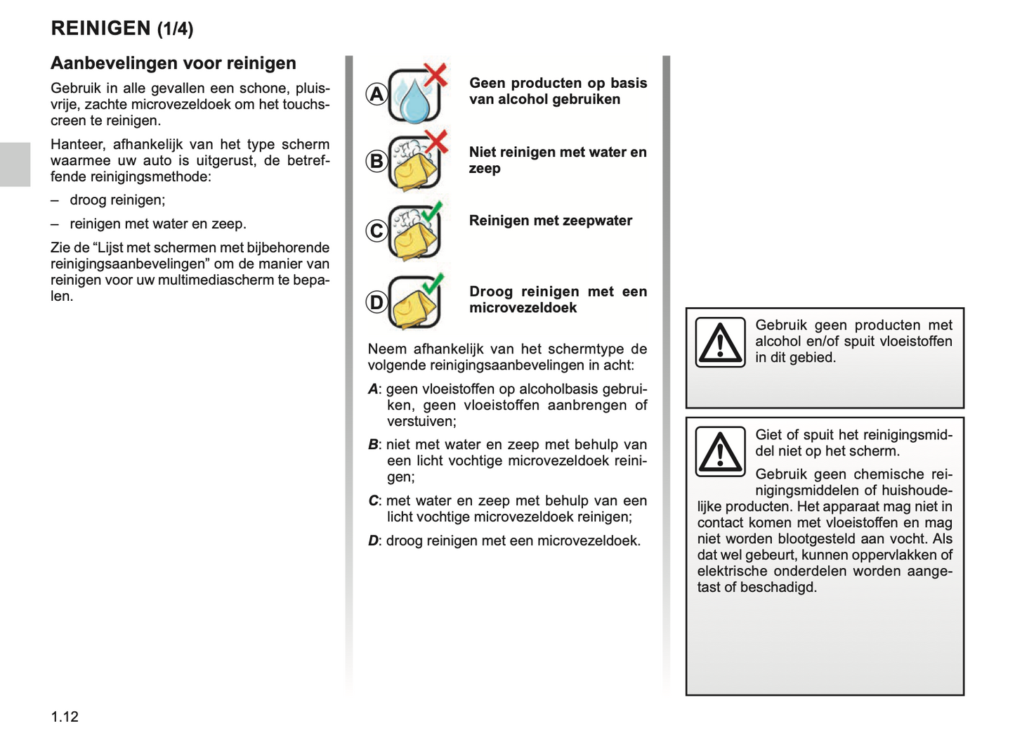 2023-2024 Renault Easy Connect/Easy Link Infotainment Manual | Dutch