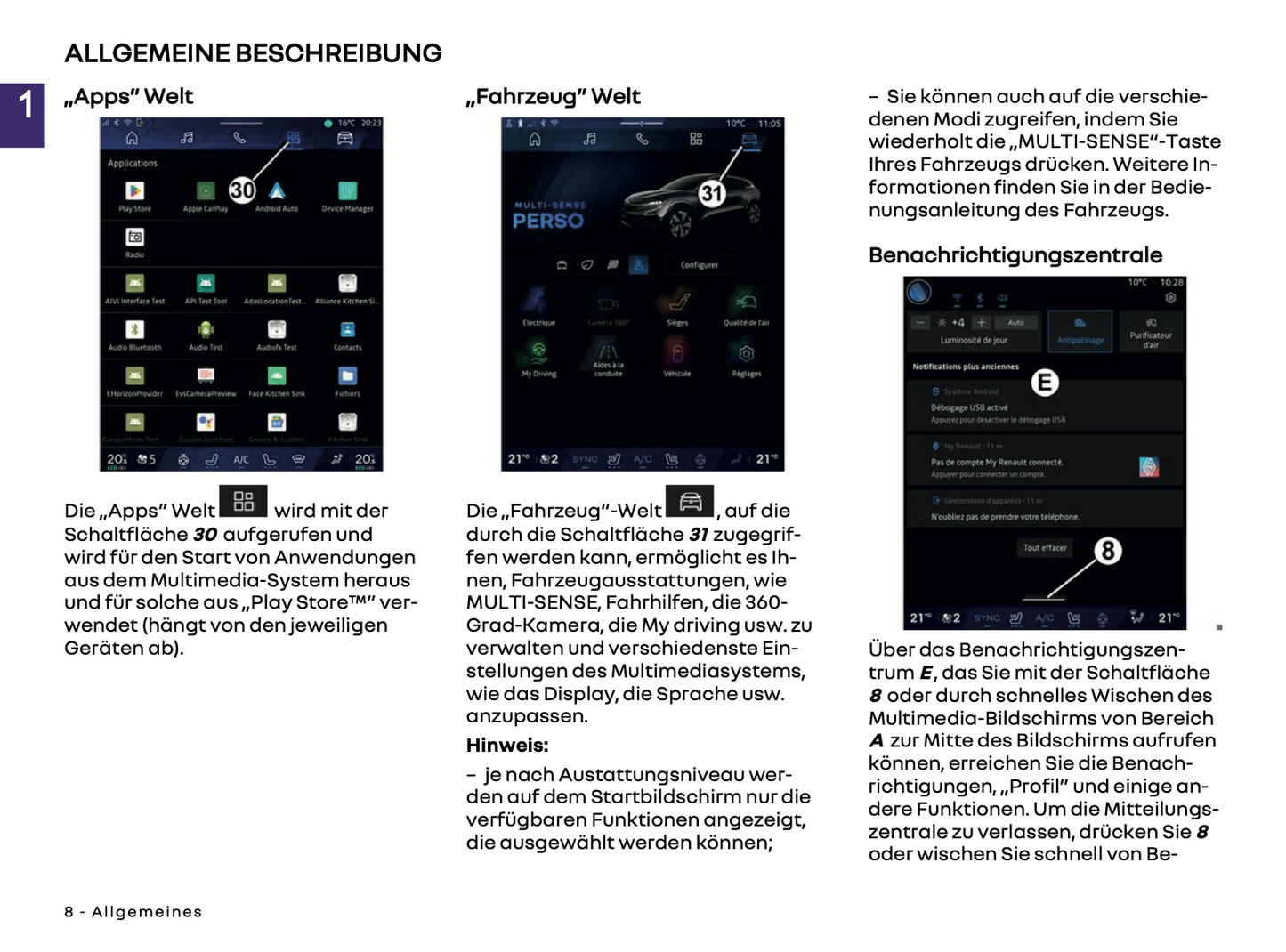 2024 Renault Open R-Link Infotainment Manual | German