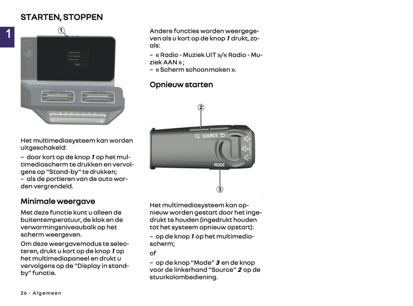 2025-2026 Renault Open R Link Infotainment Manual | Dutch
