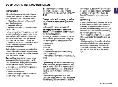2025-2026 Renault Open R Link Infotainment Manual | Dutch