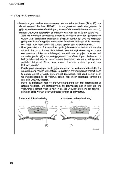 2022 Subaru Outback EyeSight Manual | Dutch