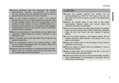2024 Subaru XV e-BOXER Infotainment Manual | Dutch