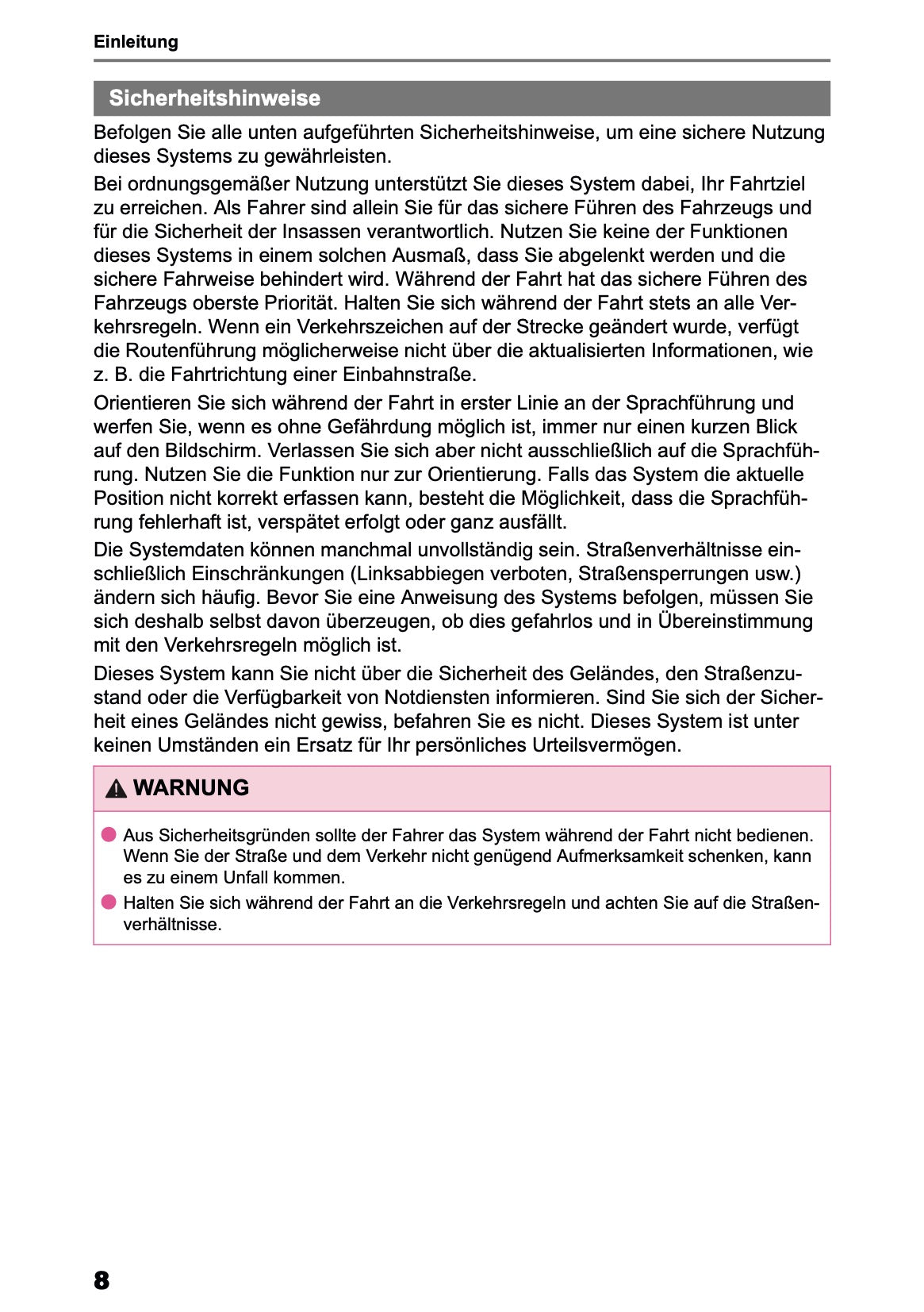 2025-2026 Toyota Aygo X Navigation Manual | German