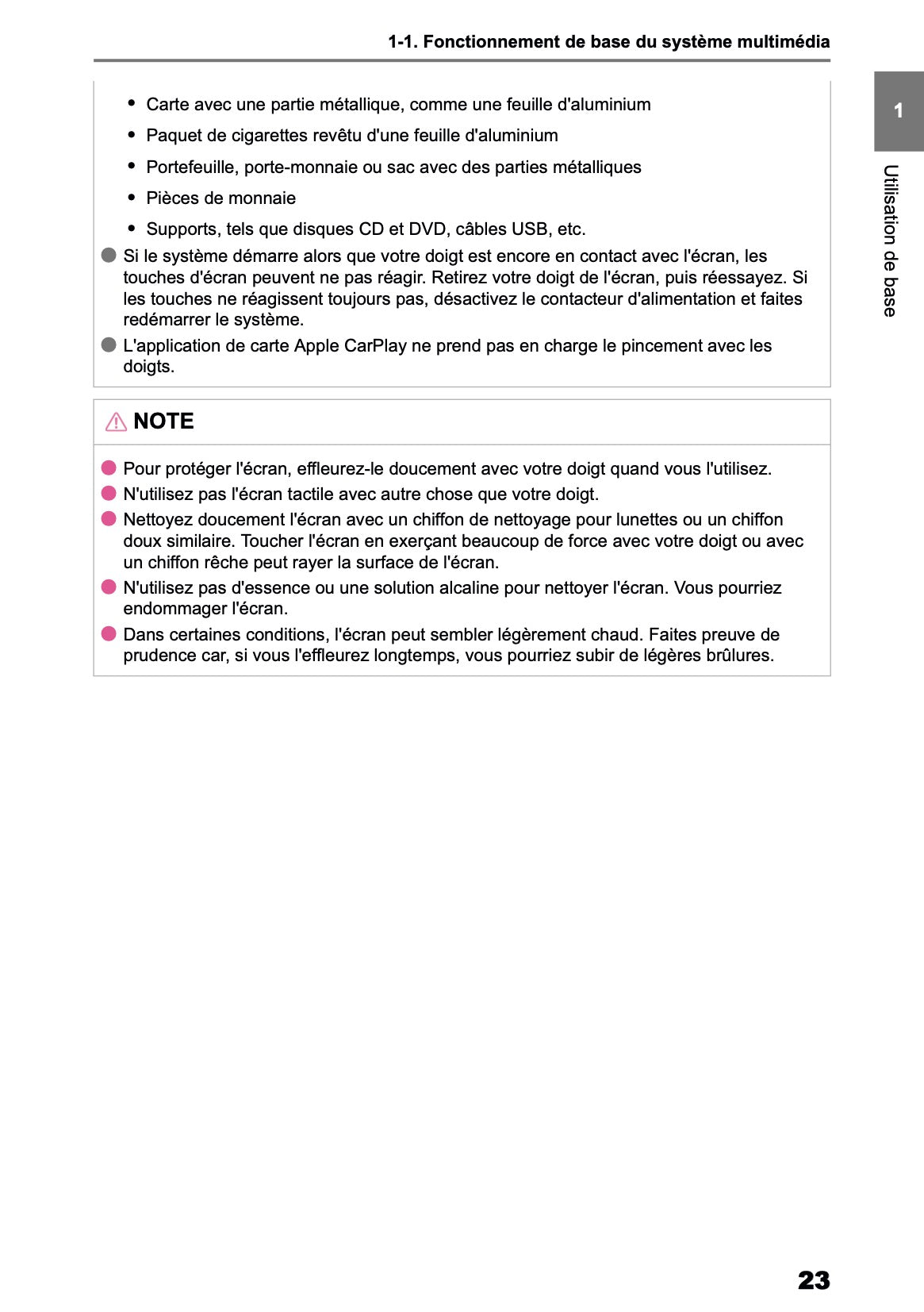 2025-2026 Toyota Aygo X Navigation Manual | French