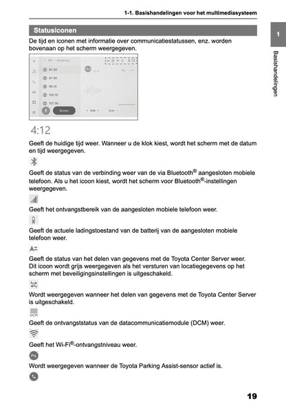 2025-2026 Toyota Aygo X Navigation Manual | Dutch