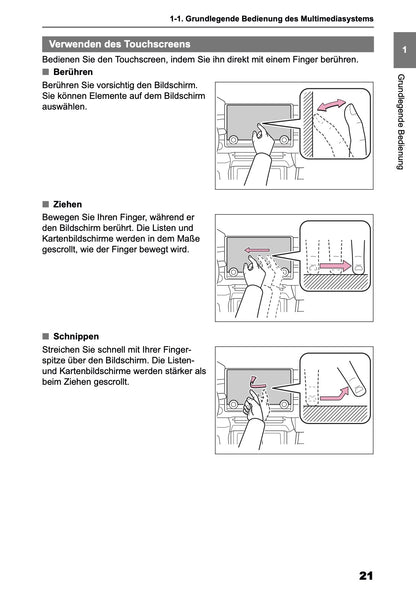 2025-2026 Toyota bZ4X Navigation Manual | German
