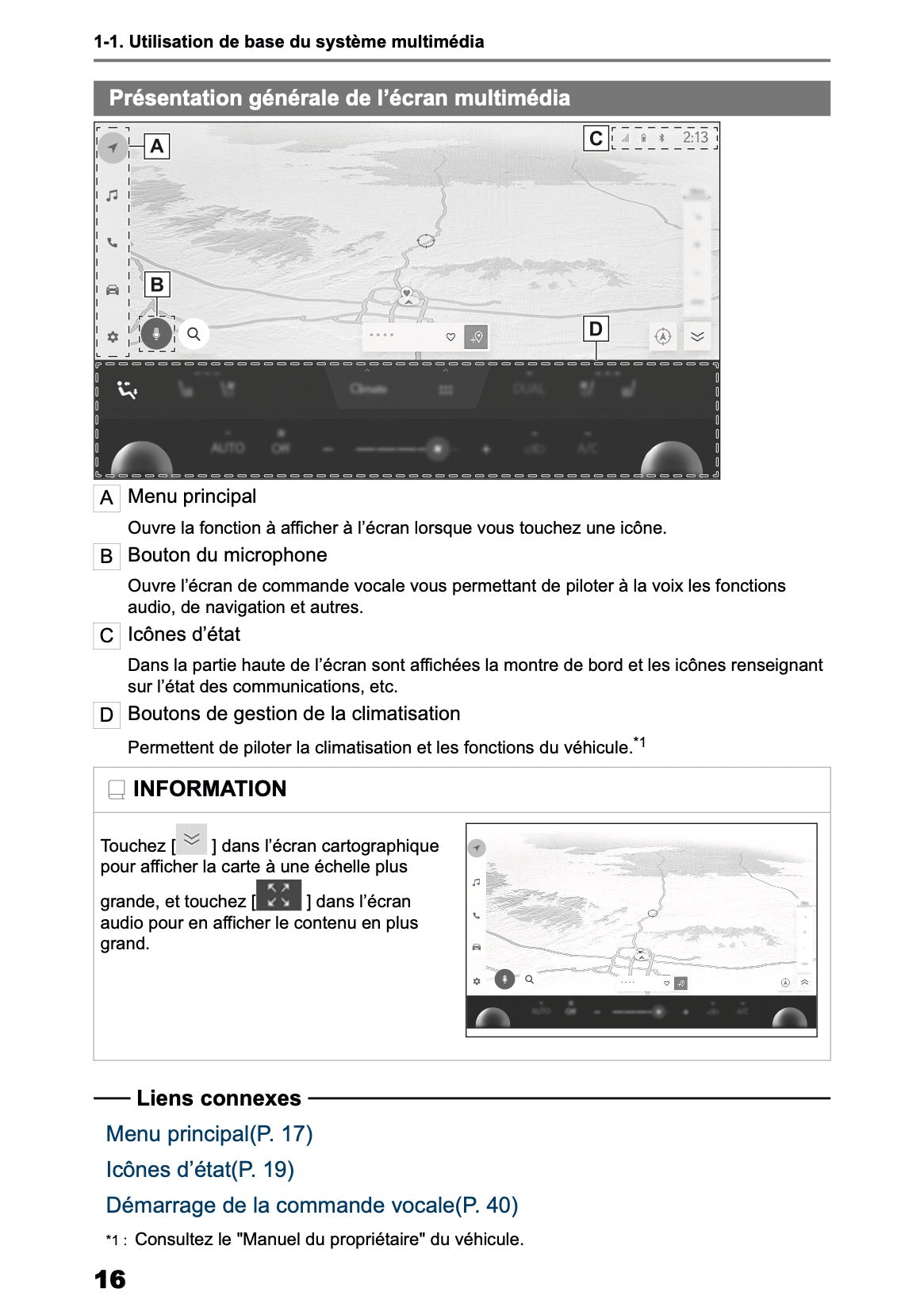 2025-2026 Toyota bZ4X Navigation Manual | French