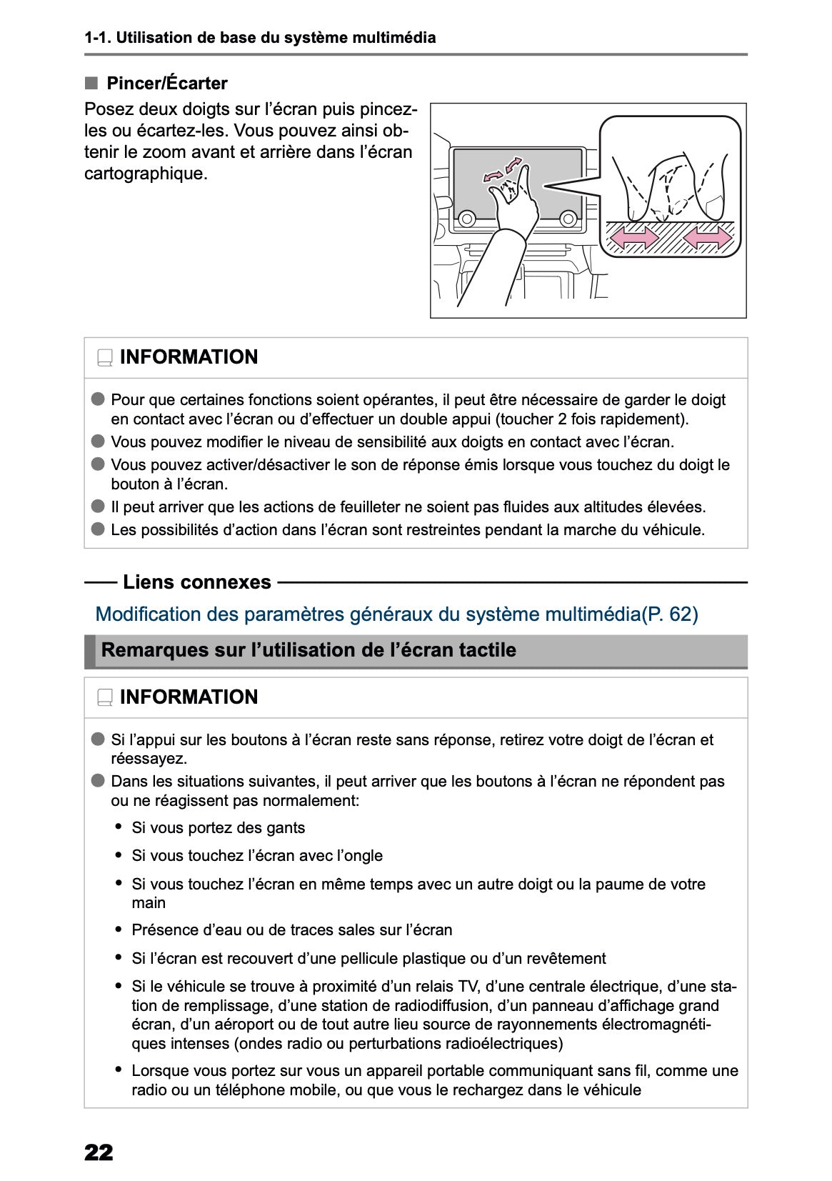 2025-2026 Toyota bZ4X Navigation Manual | French