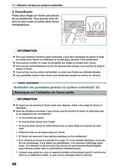 2025-2026 Toyota bZ4X Navigation Manual | French