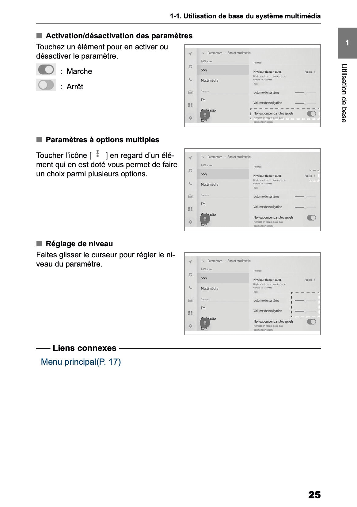 2025-2026 Toyota bZ4X Navigation Manual | French