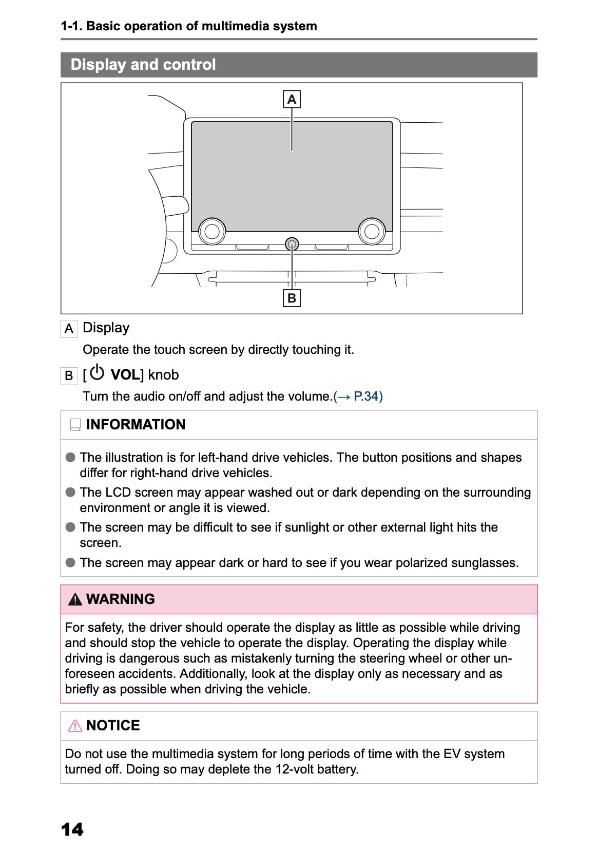 2025-2026 Toyota bZ4X Navigation Manual | English